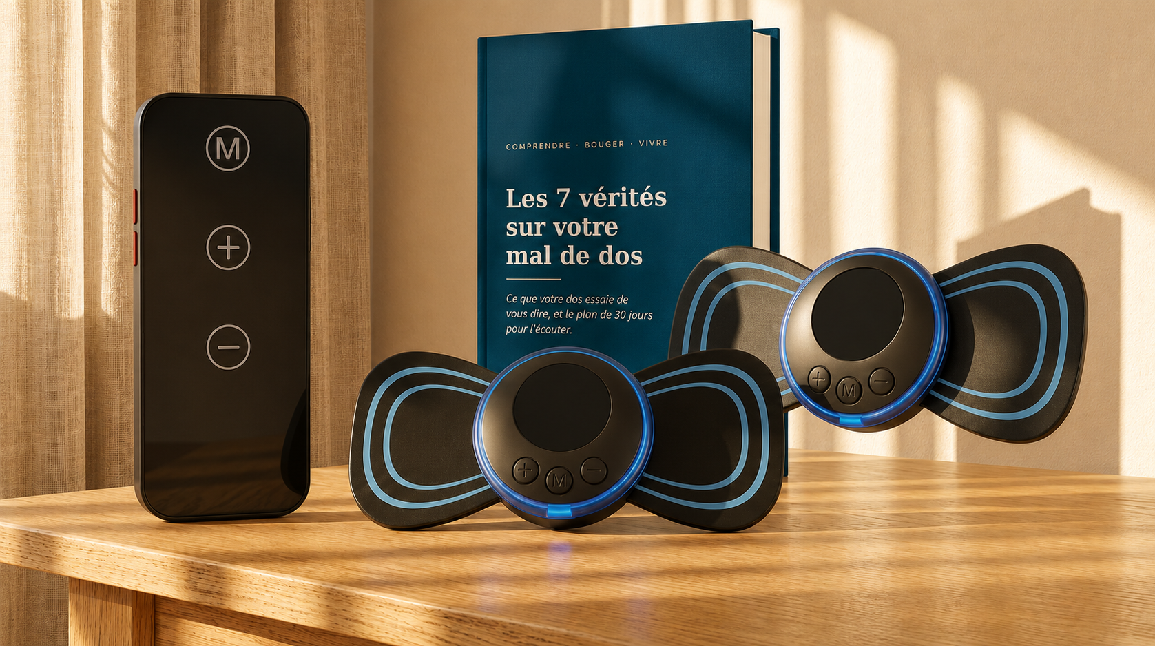 Kit StimRelief — Masseur du dos par électrostimulation