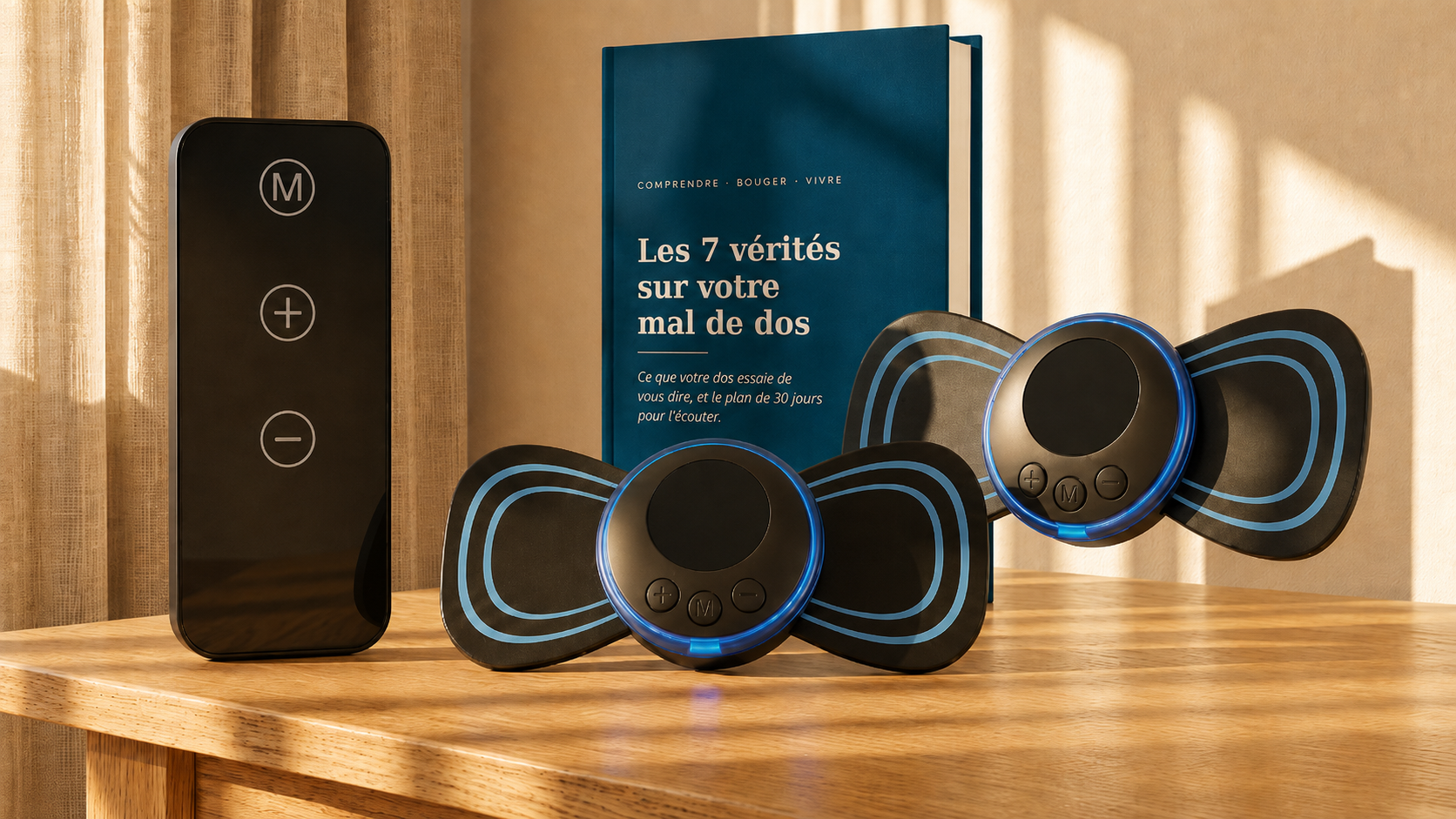 Kit StimRelief — Masseur du dos par électrostimulation