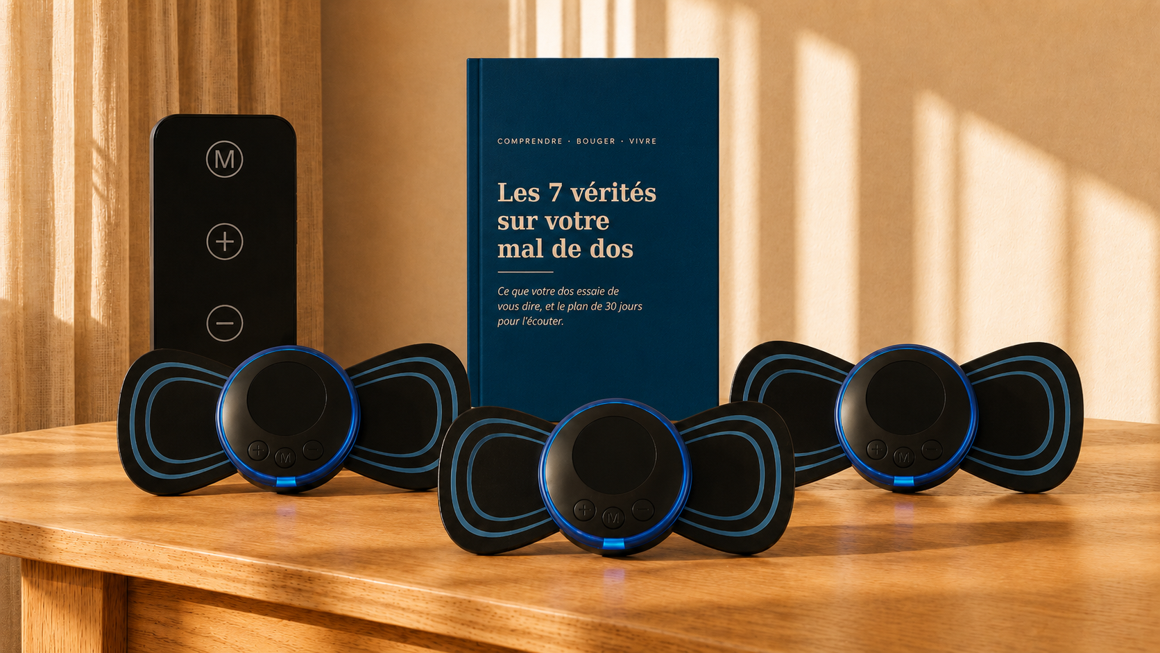 Kit StimRelief — Masseur du dos par électrostimulation